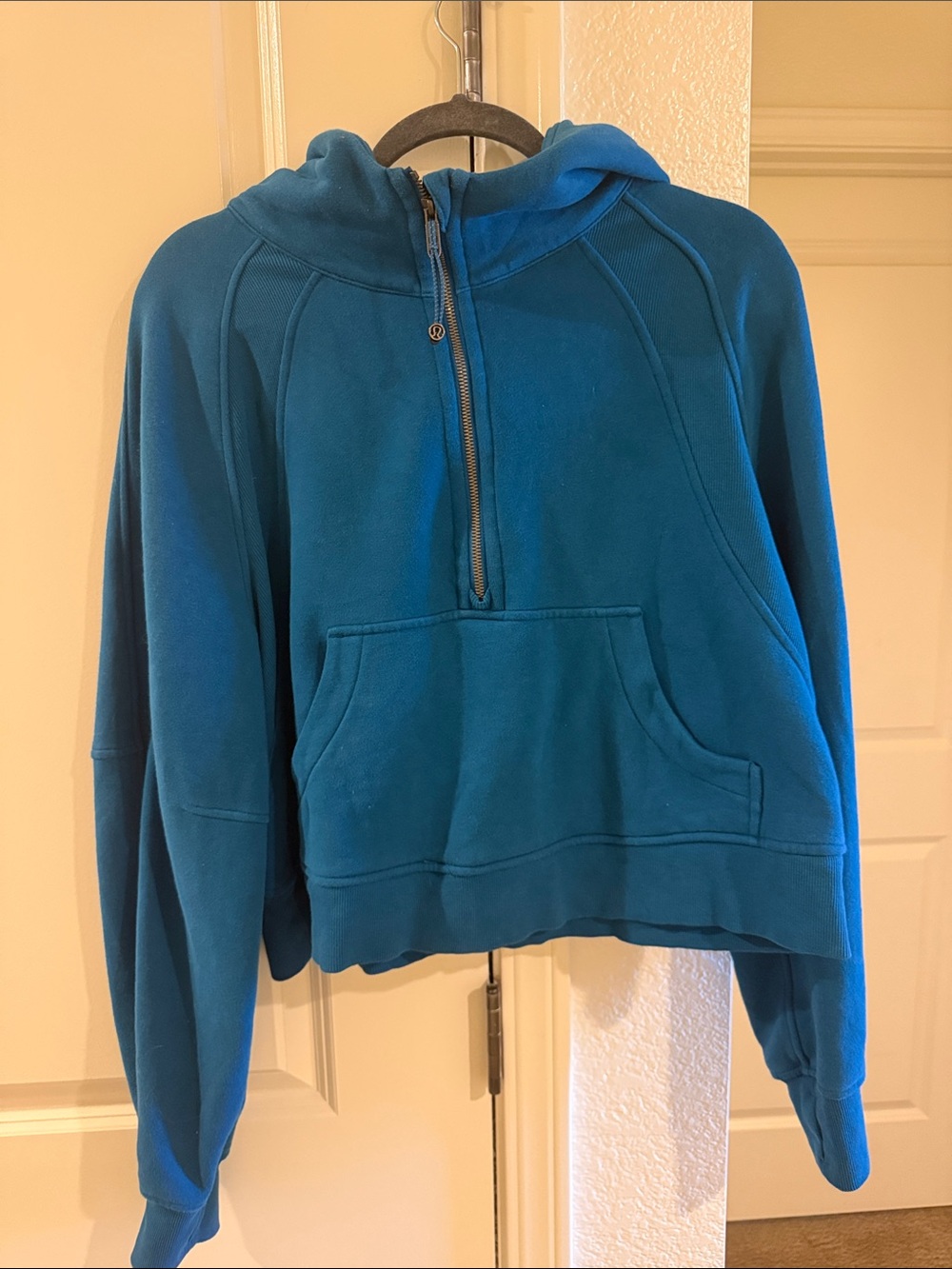lululemon athletica Women's Half-Zip Hoodie - Teal